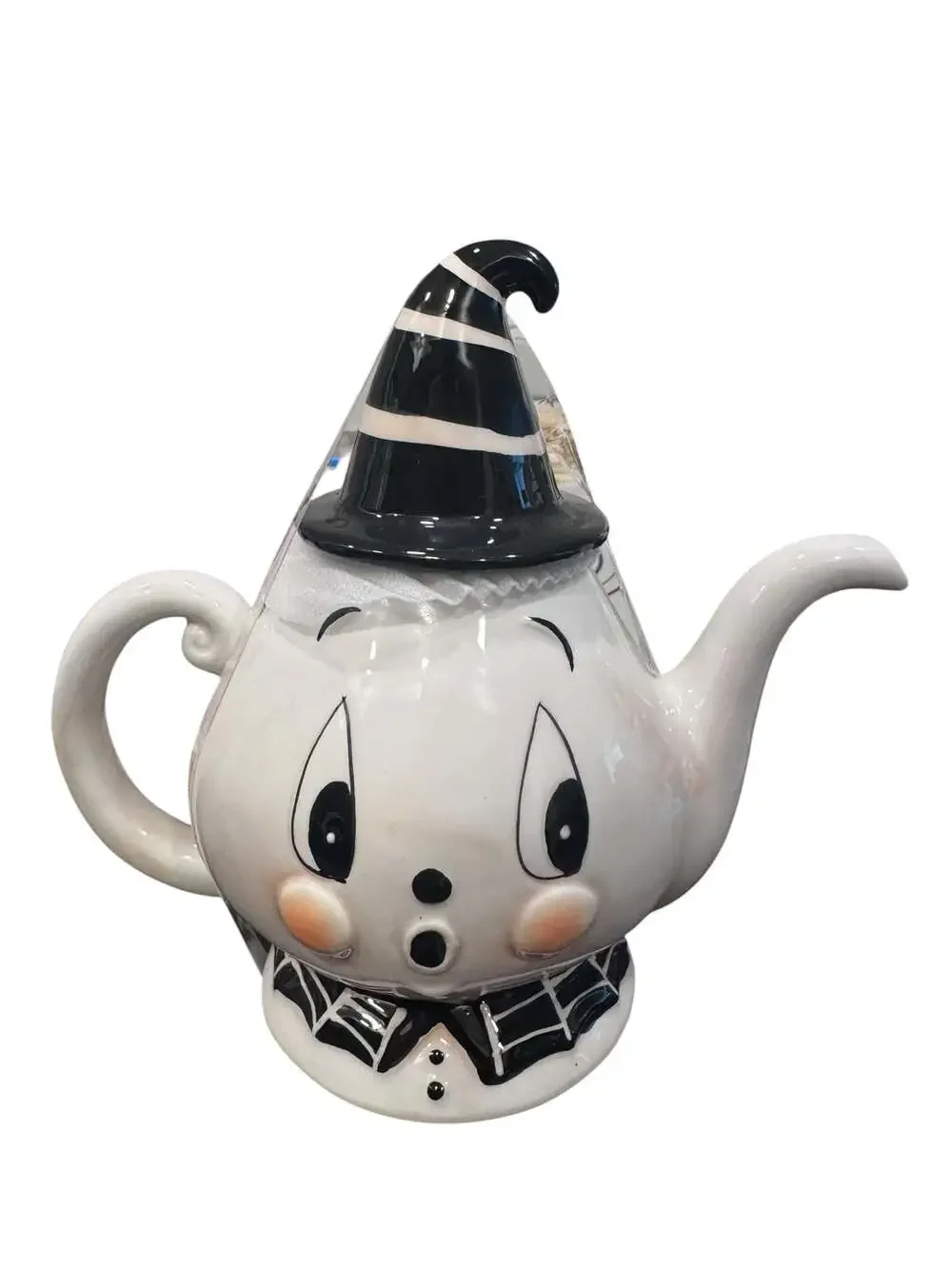 Johanna Parker Gus The Ghost Whimsical Halloween Teapot